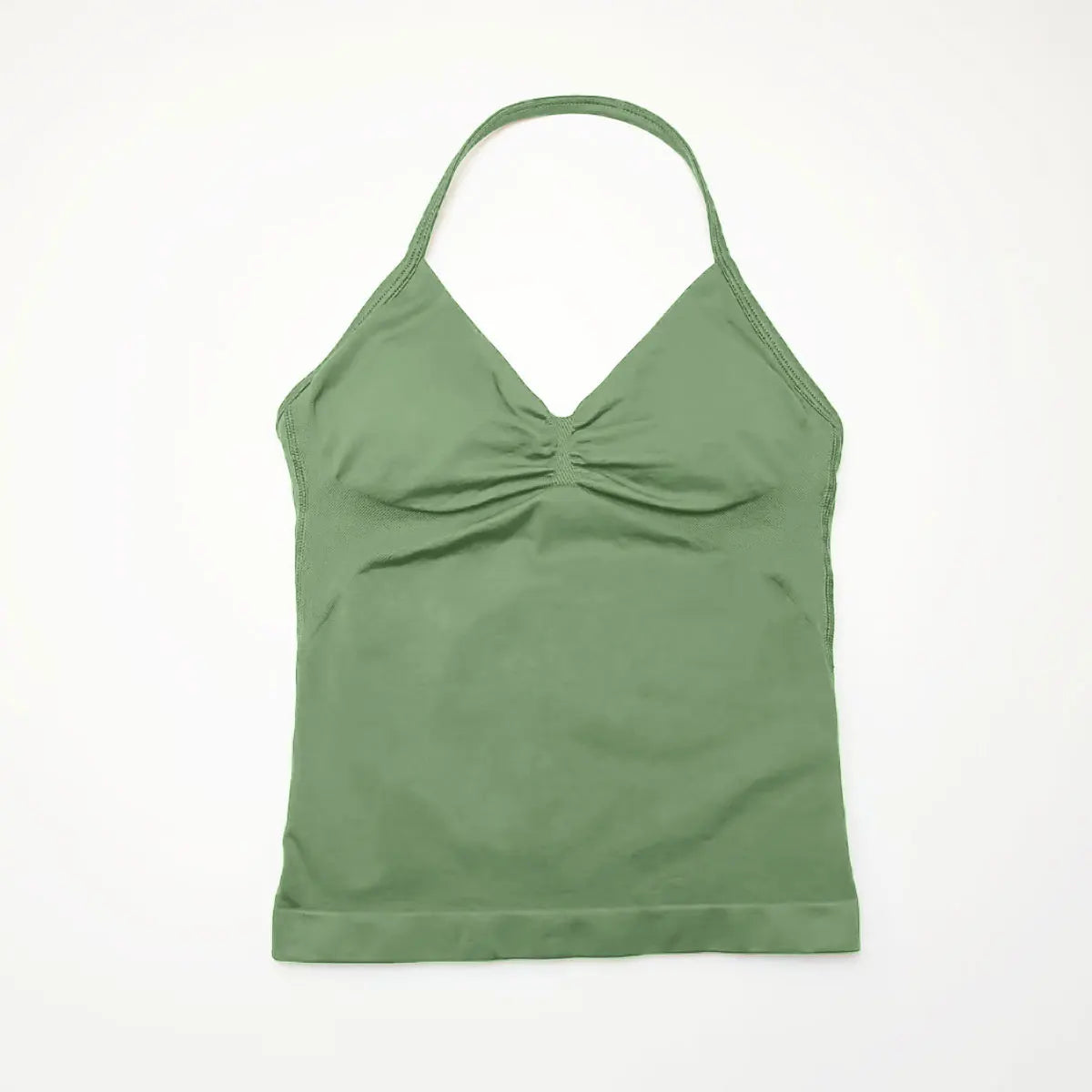 Women's Seamless Longline Yoga Tank Top with Removable Pads