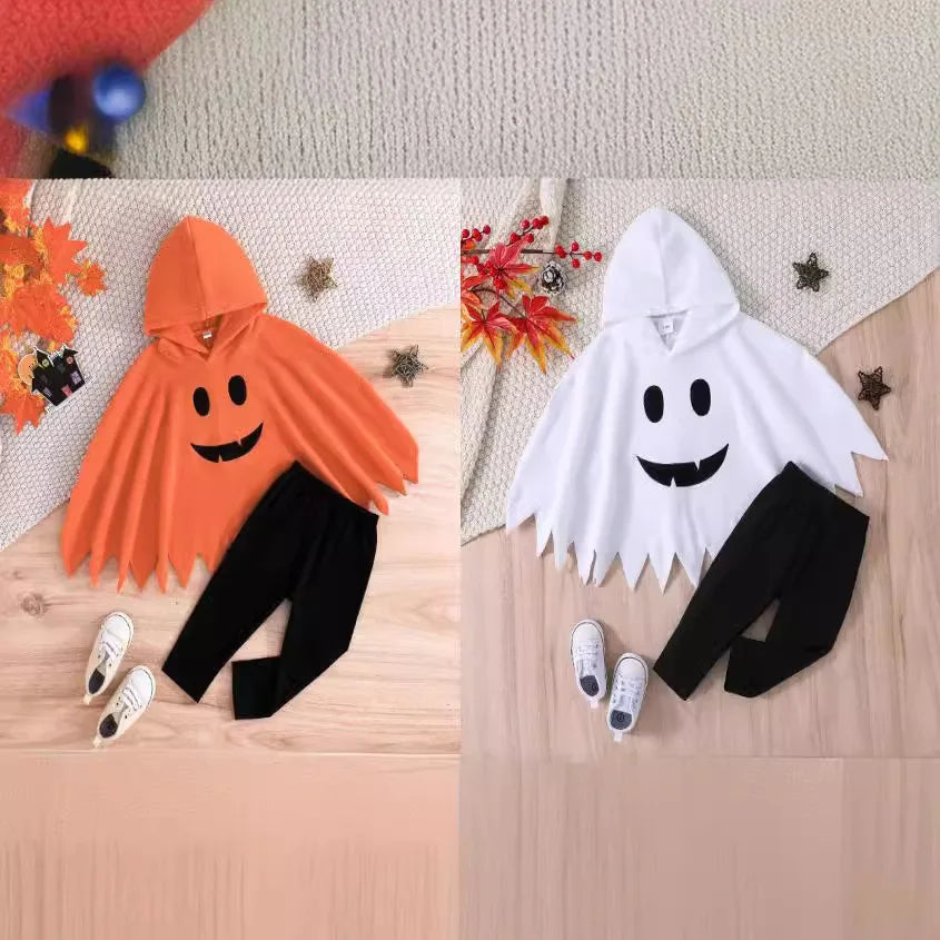 Halloween Ghost Hooded Costume Cape