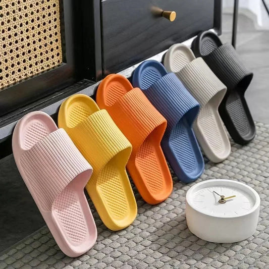 EVA Soft Sole Bathroom Anti-Slip Slippers Light Comfortable Outdoor Sandals Fashion Men's Women Beach Flip-Flop