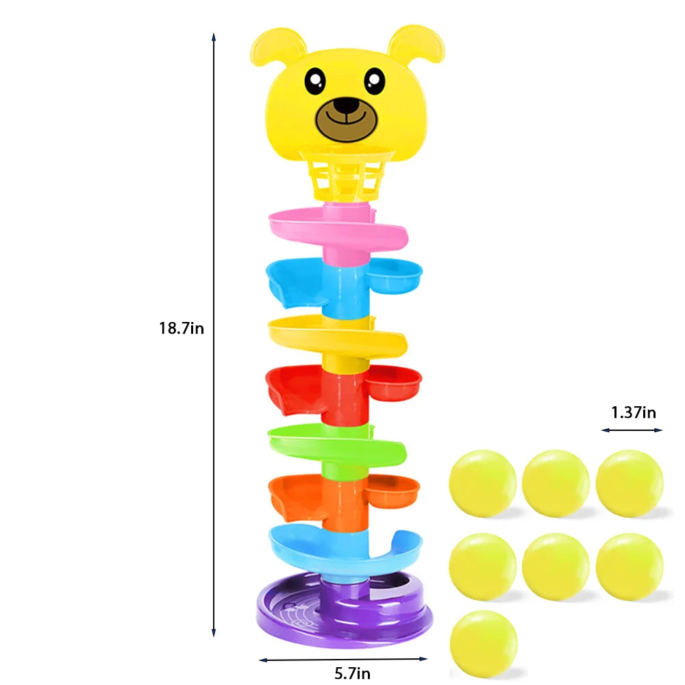 Stacking Ball Run Tower Toy