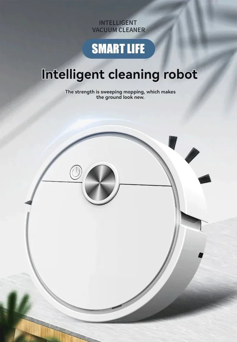 Automatic Robot Vacuum Cleaner 5-in-1 – Smart Sweeper, Mop & Mini Cleaning Machine with USB Charging for Home (2026 Model)