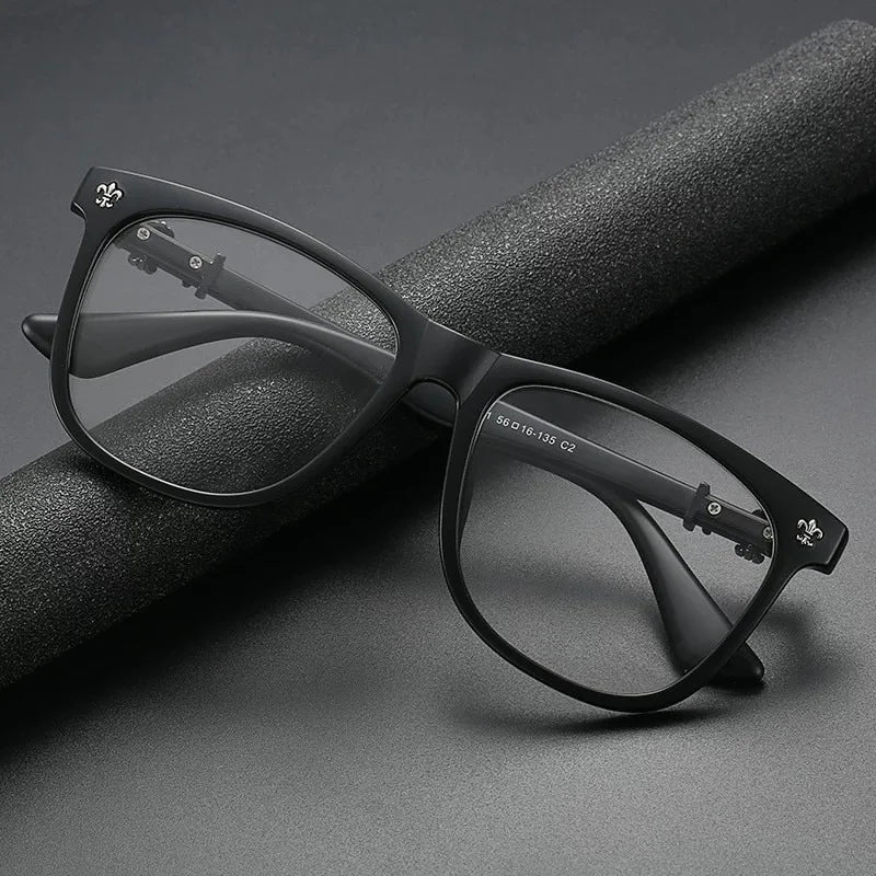 Samjune Square Anti-Blue Light Glasses — Unisex Vintage Eyewear