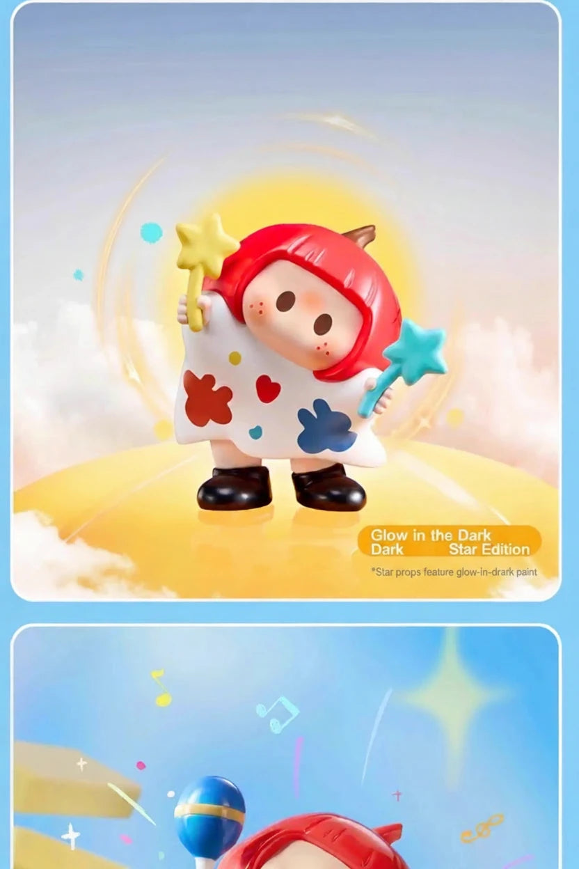 Original Yoyo Cute Tilting Head Series Blind Box Mystery Collectible Figurine – Decorative Display Toy & Gift