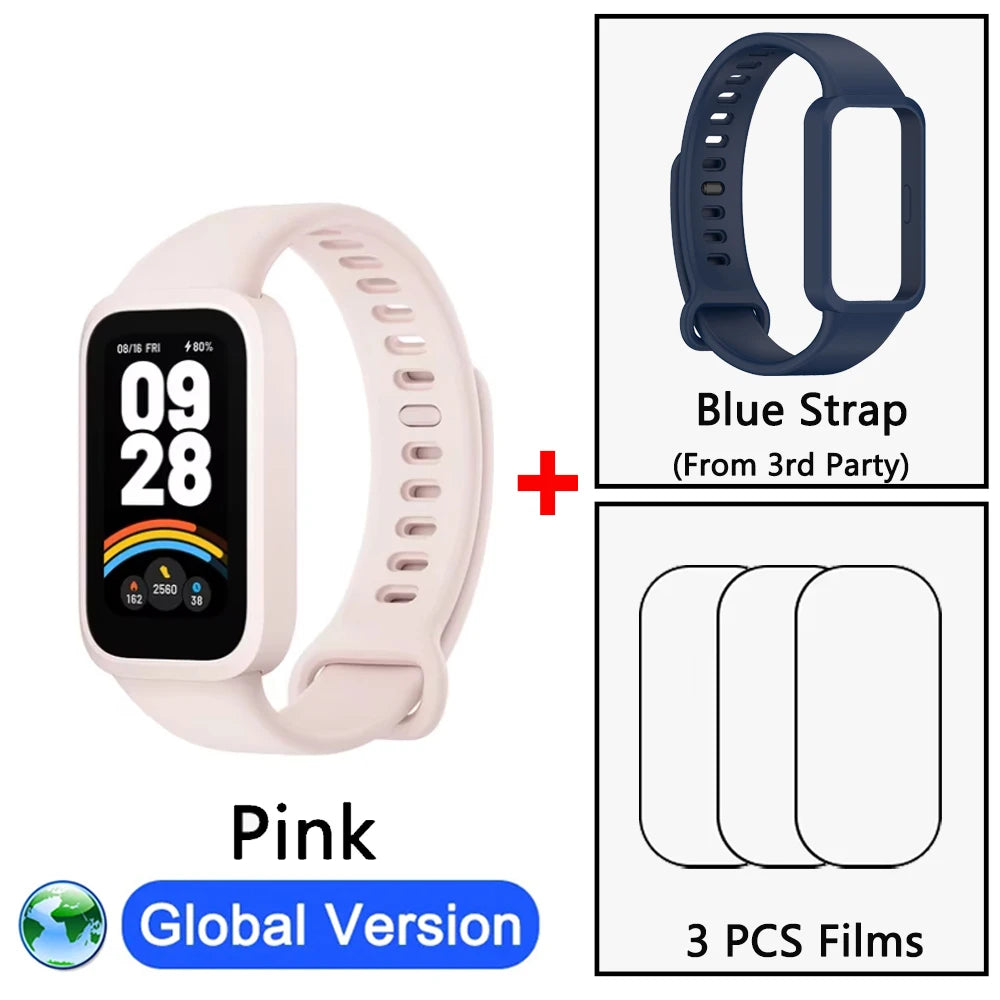Global Version Smart Band 9 Active – 1.47" TFT Display, 18-Day Battery Life, Fitness & Health Tracker