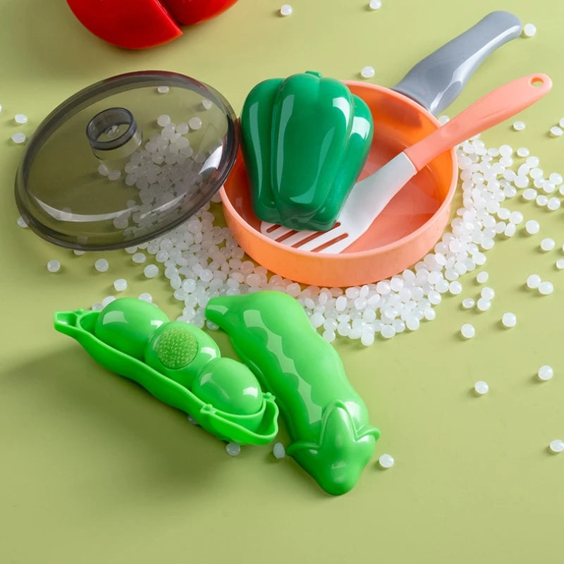 DIY Fruit & Vegetable Cutting Toy Set for Kids – Pretend Play Kitchen Food, Interactive Parent-Child Game, Birthday Gift