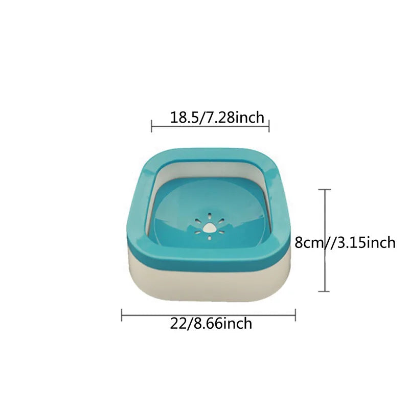 Anti-Splash Pet Water Bowl – Large Capacity Drinking Bowl for Dogs and Cats