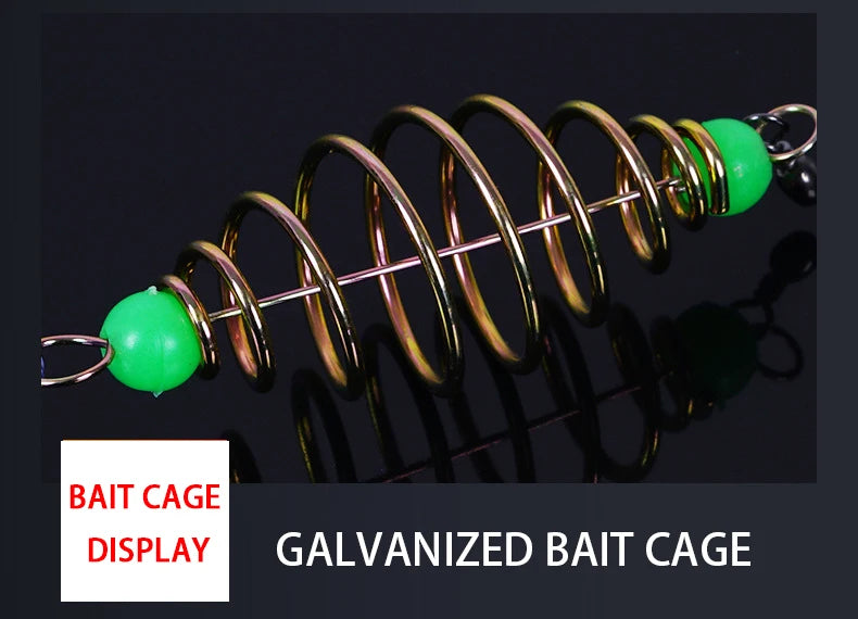 Fishing Net Trap with Luminous Beads – Multi-Size Mesh Gill Net for Sea & Freshwater Fishing