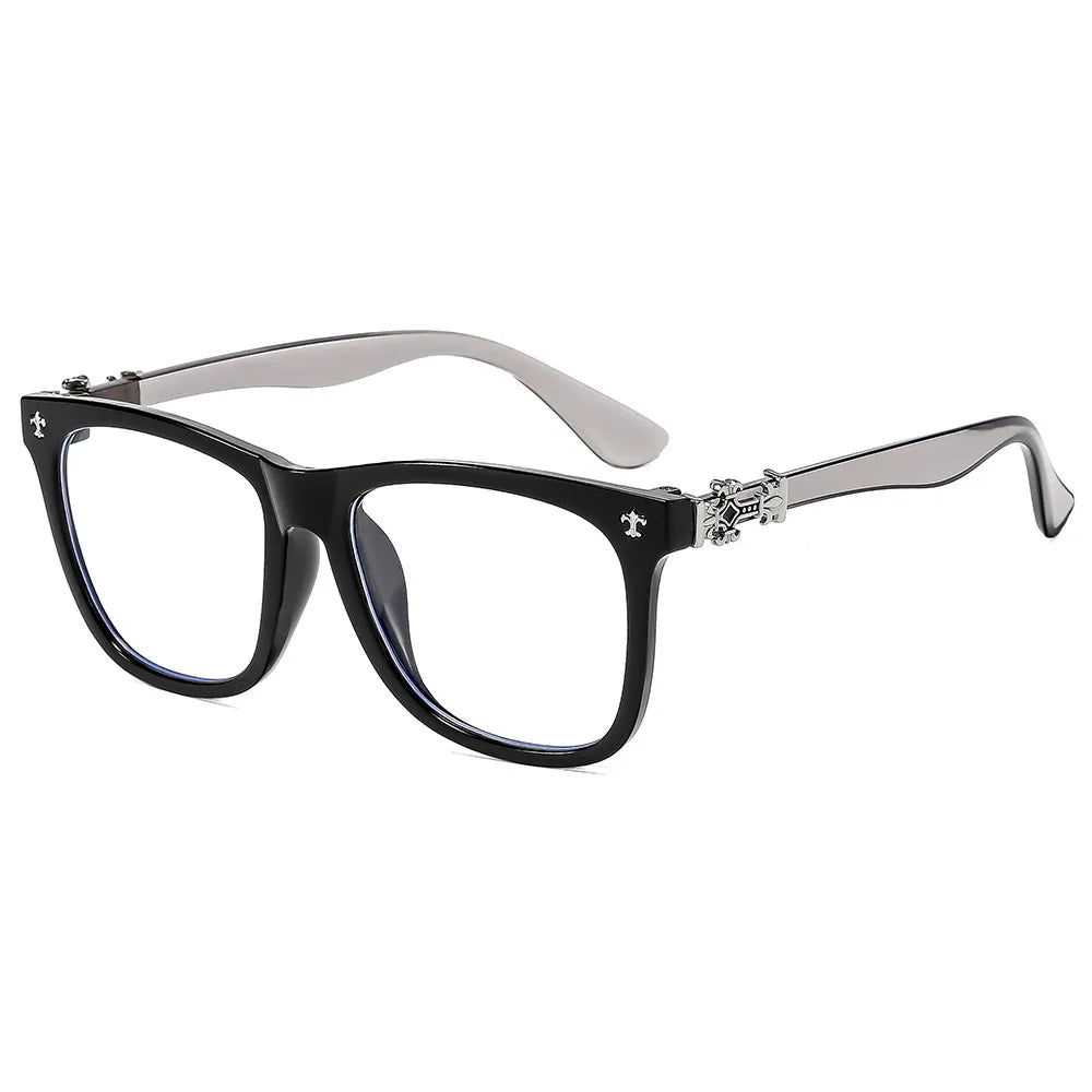 Samjune Square Anti-Blue Light Glasses — Unisex Vintage Eyewear