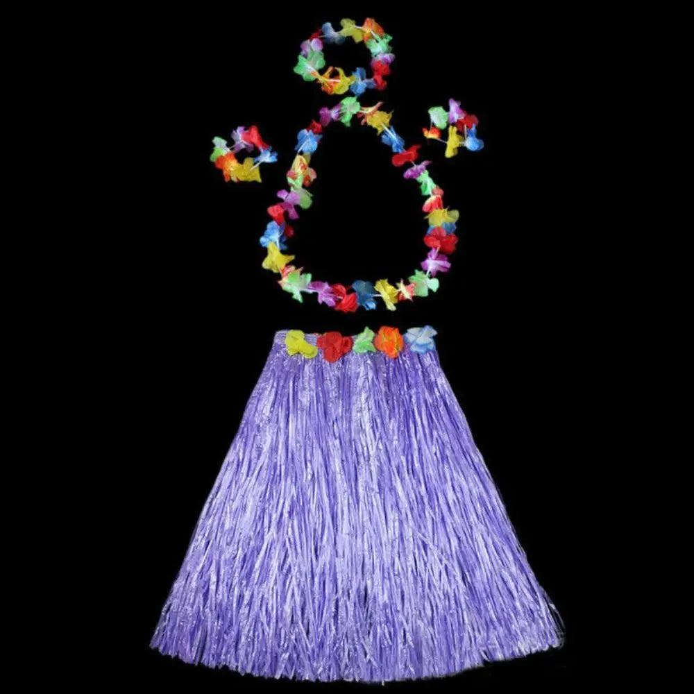 Hawaiian Hula Grass Skirt for Women – 40 cm Luau Party & Fancy Dress Costume