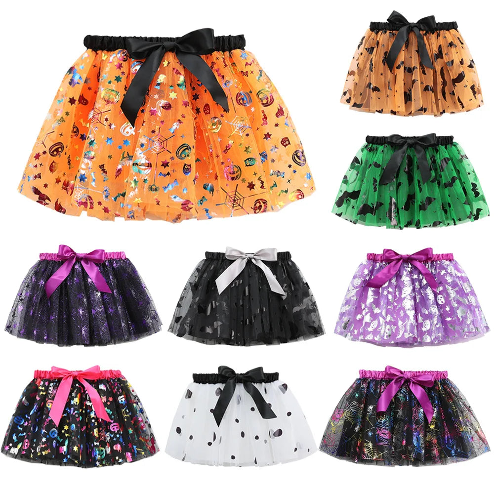 Girls' Halloween Tutu Skirt