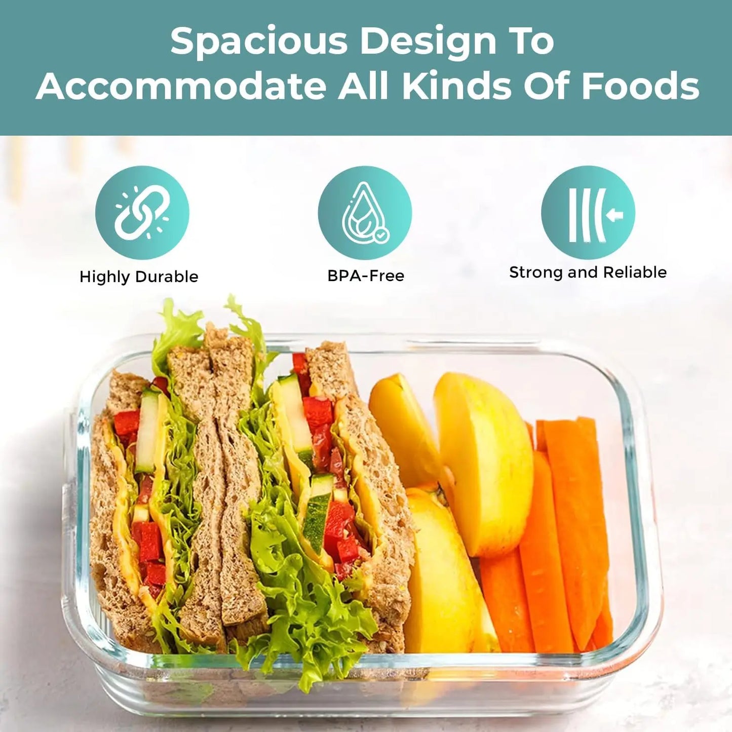35-Piece Premium Glass Meal Prep Set – Airtight & Leak-Proof Food Storage Containers with Lids, BPA-Free, Oven & Fridge Safe, Perfect for Bento Boxes & Organized Kitchen