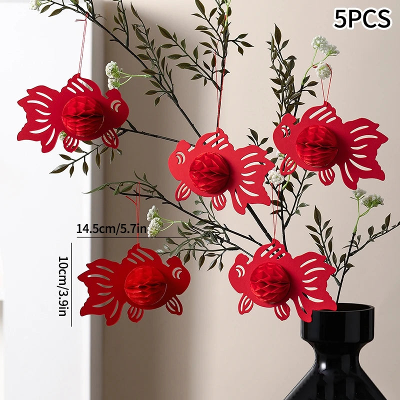 1 Pack Chinese New Year Hanging Decoration – Spring Festival Wall Ornament for Home & Party Decor