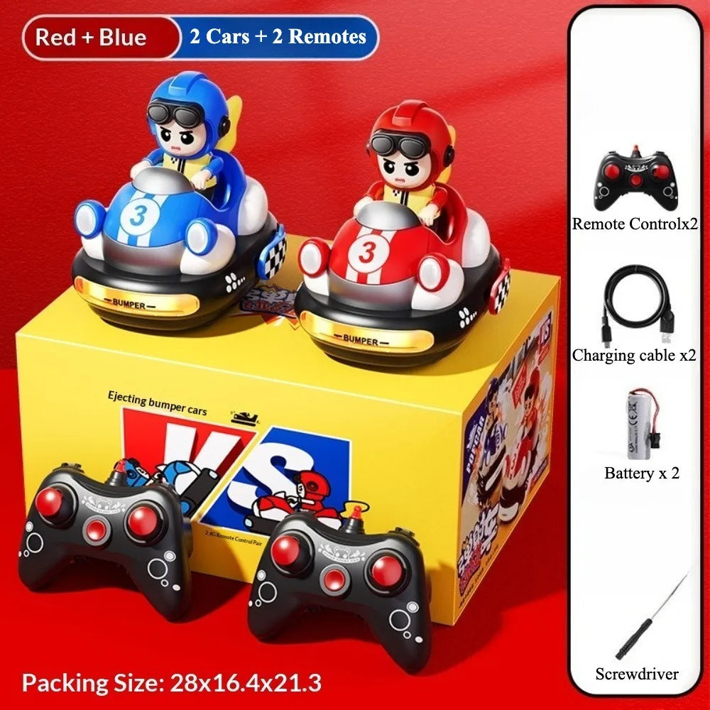 Remote Control Bumper Kart Set – 2-Player RC Drift Racing Cars