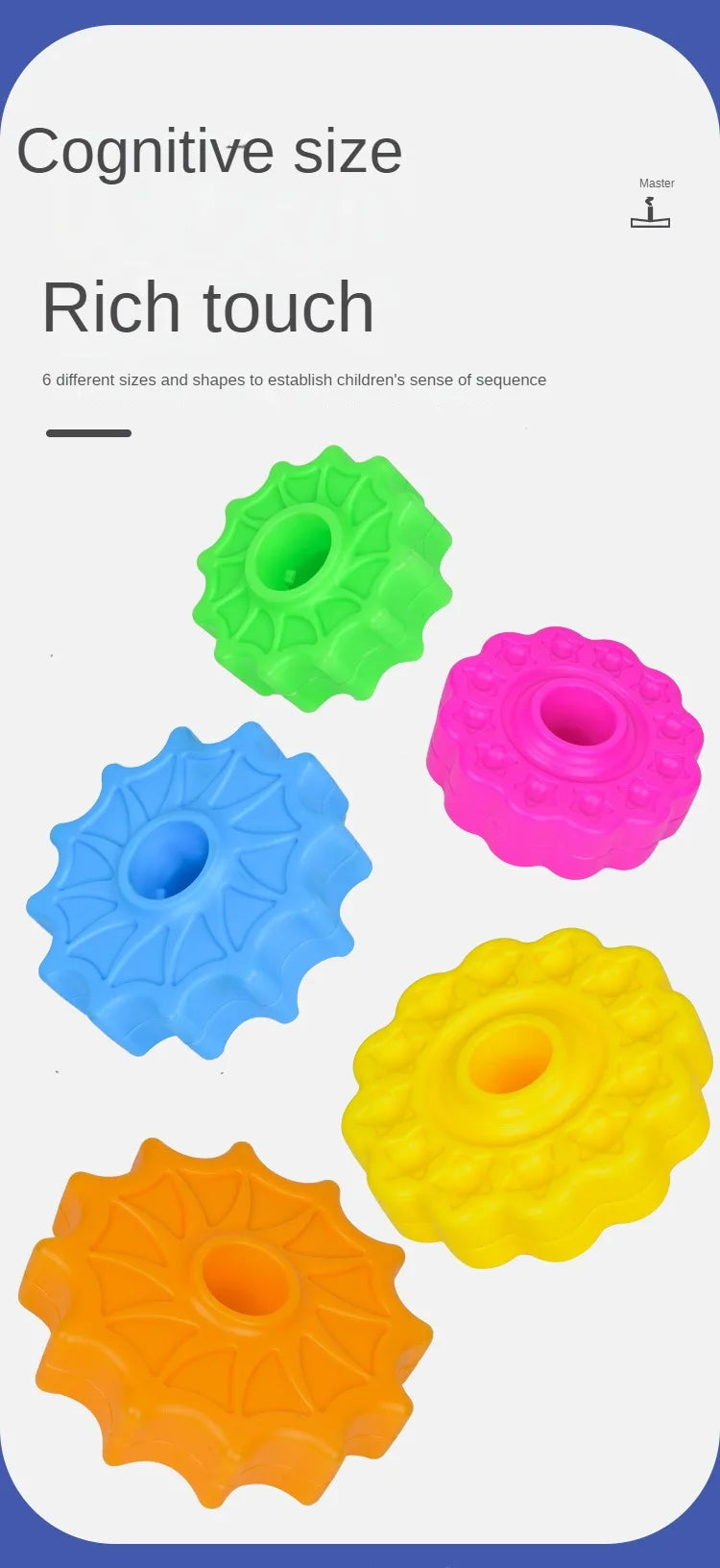 Rainbow Spinning Stacking Tower