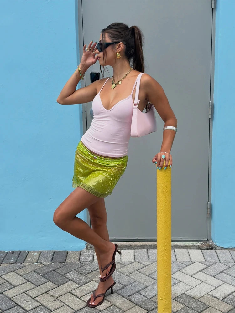 Women's Sequin Mini Skirt Collection