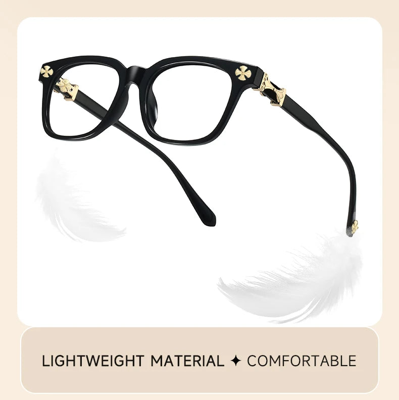 Beau Five Square Blue Light Blocking Glasses — Lightweight Everyday Eyewear for Women