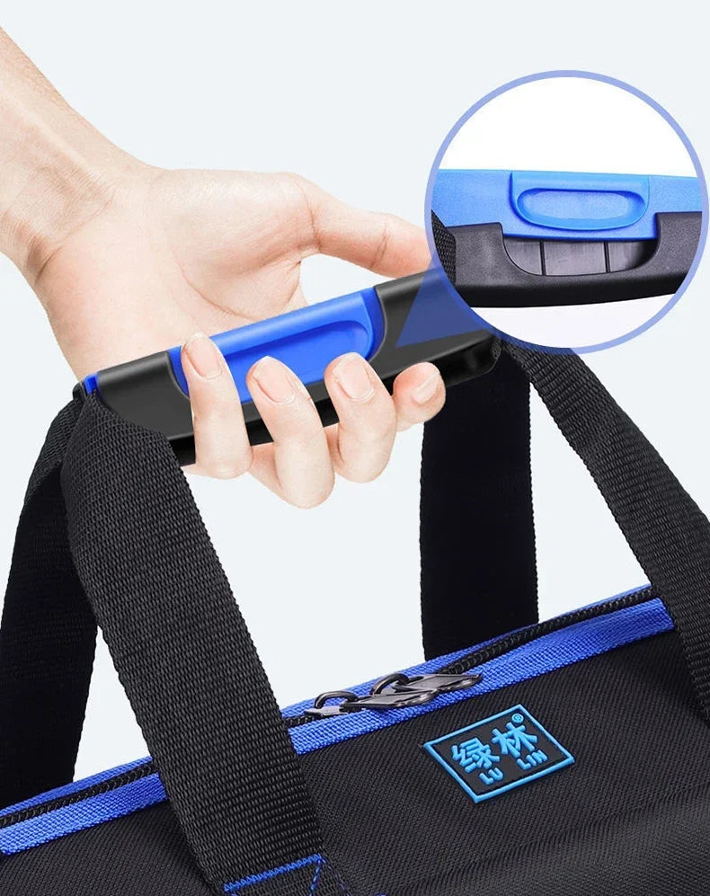 Large Oxford Cloth Tool Bag, Thickened Heavy-Duty Multi-Functional Tool Organizer for Electricians, Carpenters & Repairs