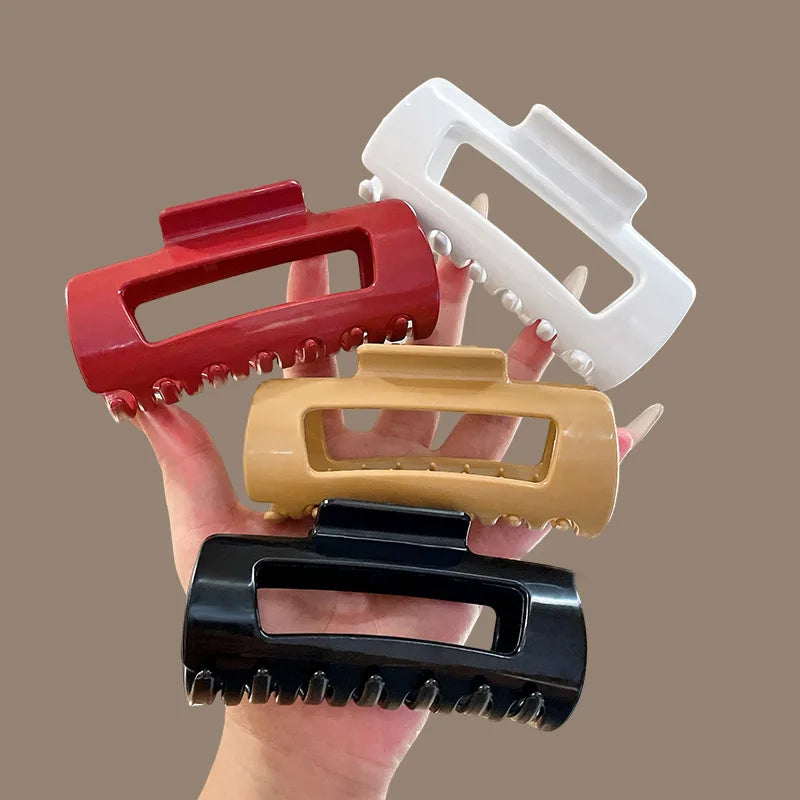 Soft Silicone Shark Hair Clip – Anti-Slip, Anti-Collision Back-of-Head Protection, Durable & Comfortable Women’s Hair Claw
