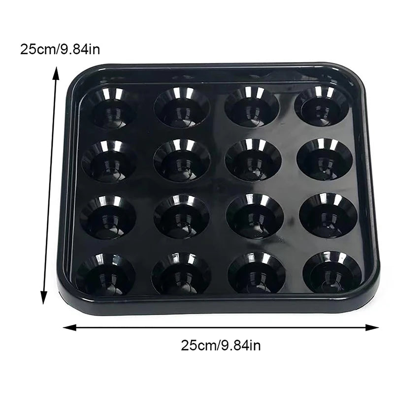 16-Slot Billiard Ball Storage Tray