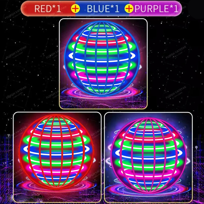 Flying LED Hover Ball – Hand-Controlled Spinning UFO Toy