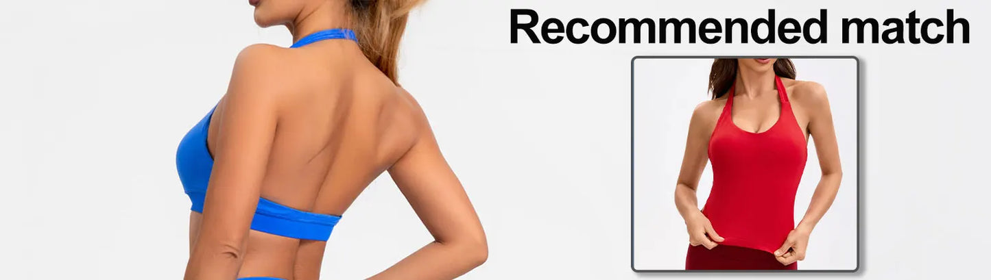 Women's Seamless Longline Yoga Tank Top with Removable Pads