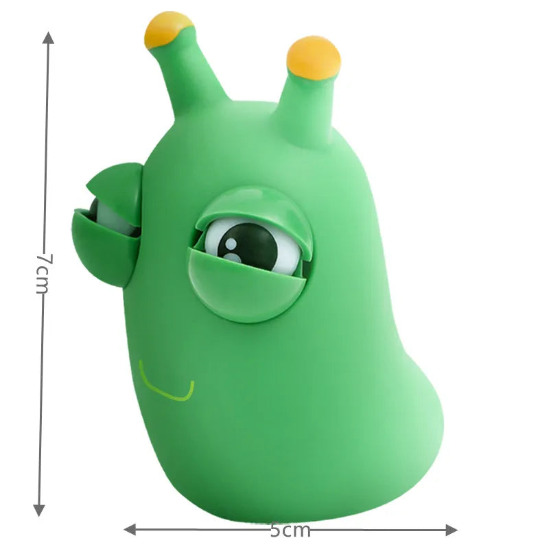 Green Worm Squeeze Fidget Toy