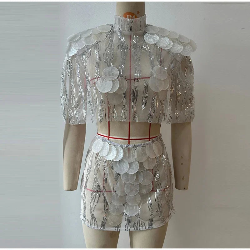Women's Sequin Mini Skirt Collection