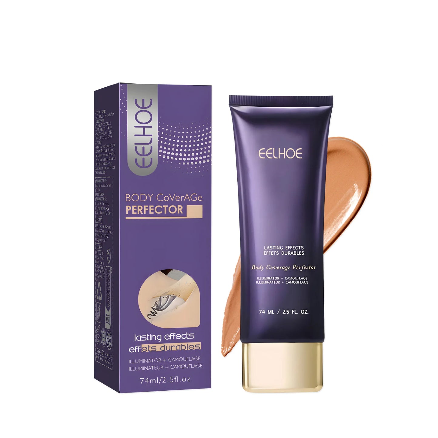 Body Concealer – Full Coverage, Long-Lasting & Waterproof – Flawless Natural Finish for Scars, Blemishes & Imperfections