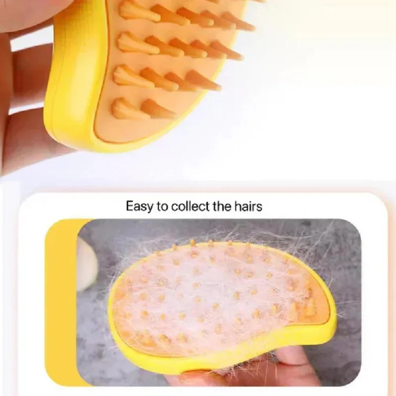 3-in-1 Pet Grooming Brush for Cats and Dogs – Spray Grooming & Massage Comb