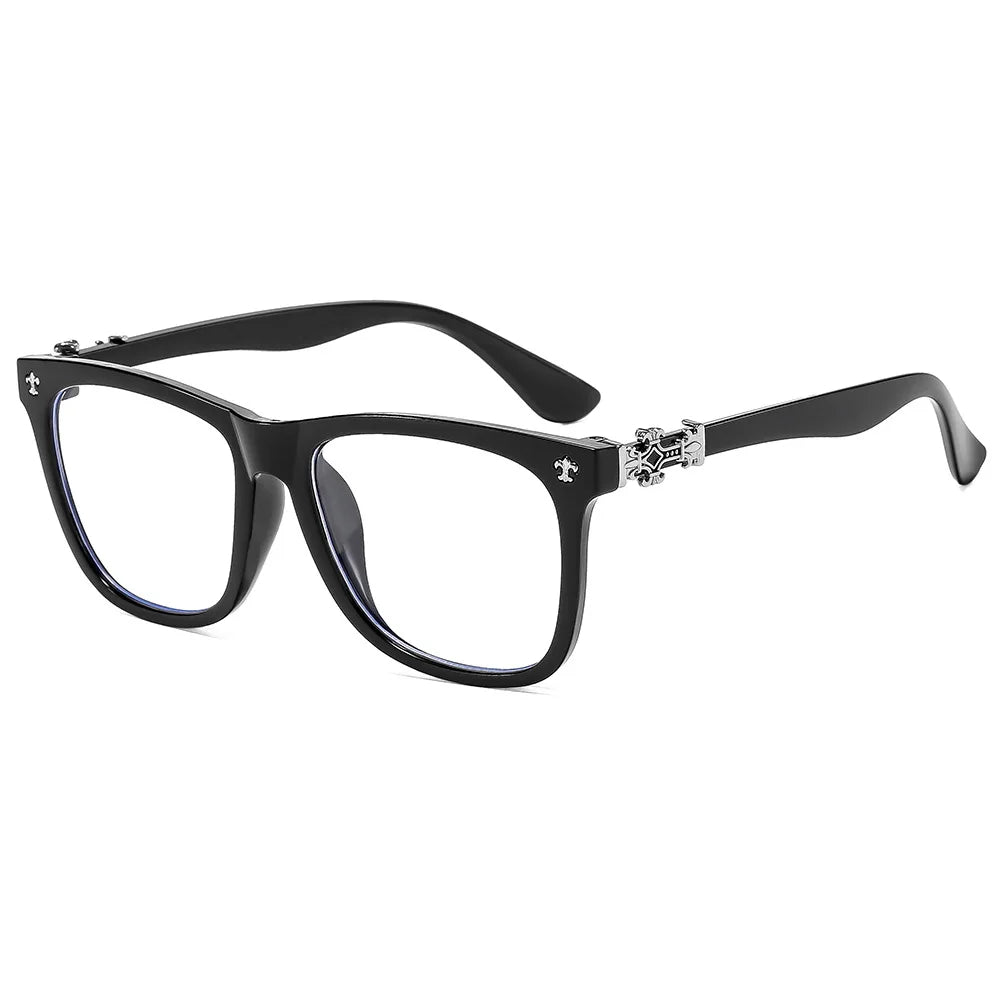 Samjune Square Anti-Blue Light Glasses — Unisex Vintage Eyewear