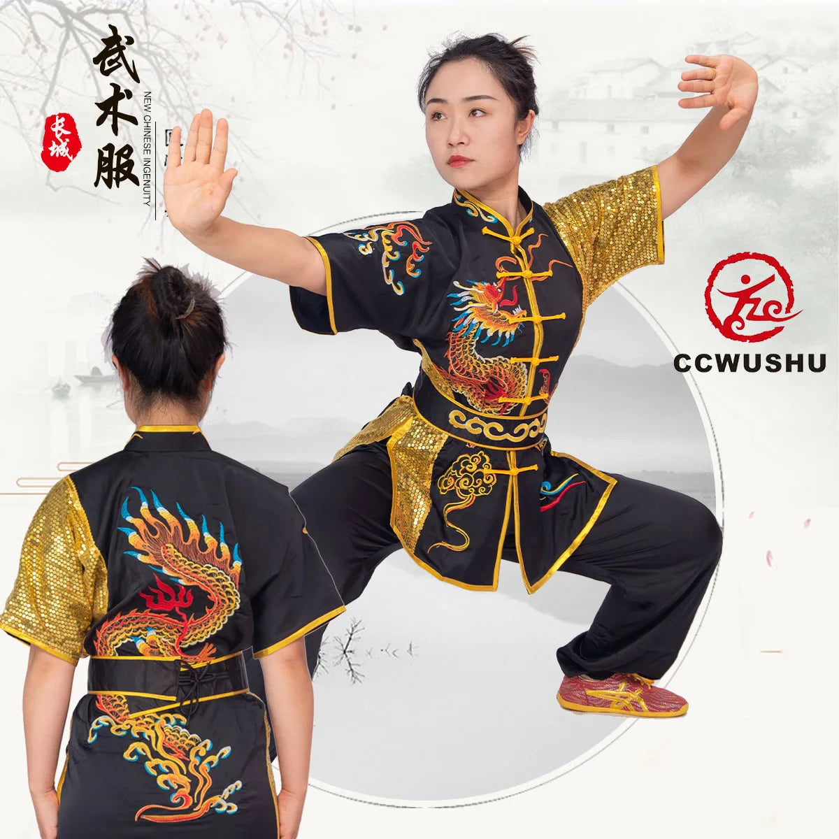 Traditional Chinese Martial Arts Uniform: Wushu Uniform Changquan Nanquan Clothes for Sports and Cultural Activities