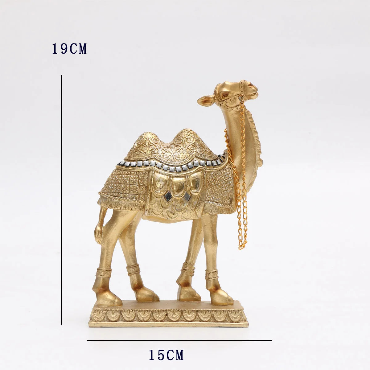 Classic Decorative Camel Statue – Elegant Indoor Home Décor Accent
