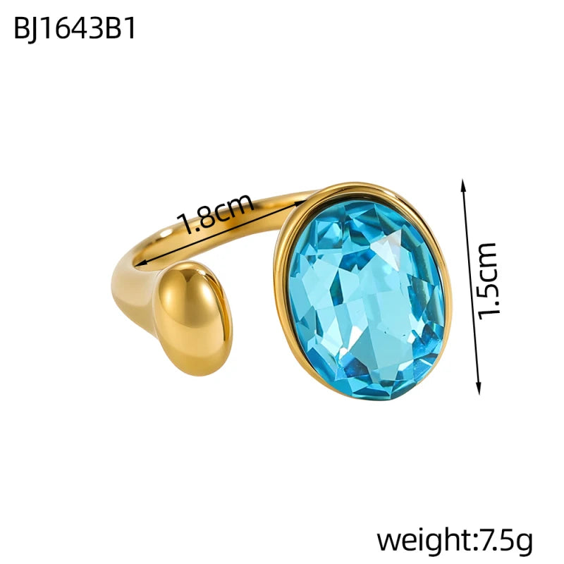 14K Gold-Plated Adjustable Ring