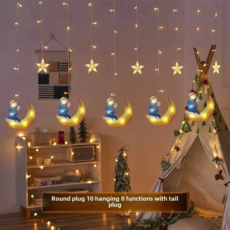 Decorative LED String Lights for Ramadan and Eid Celebrations