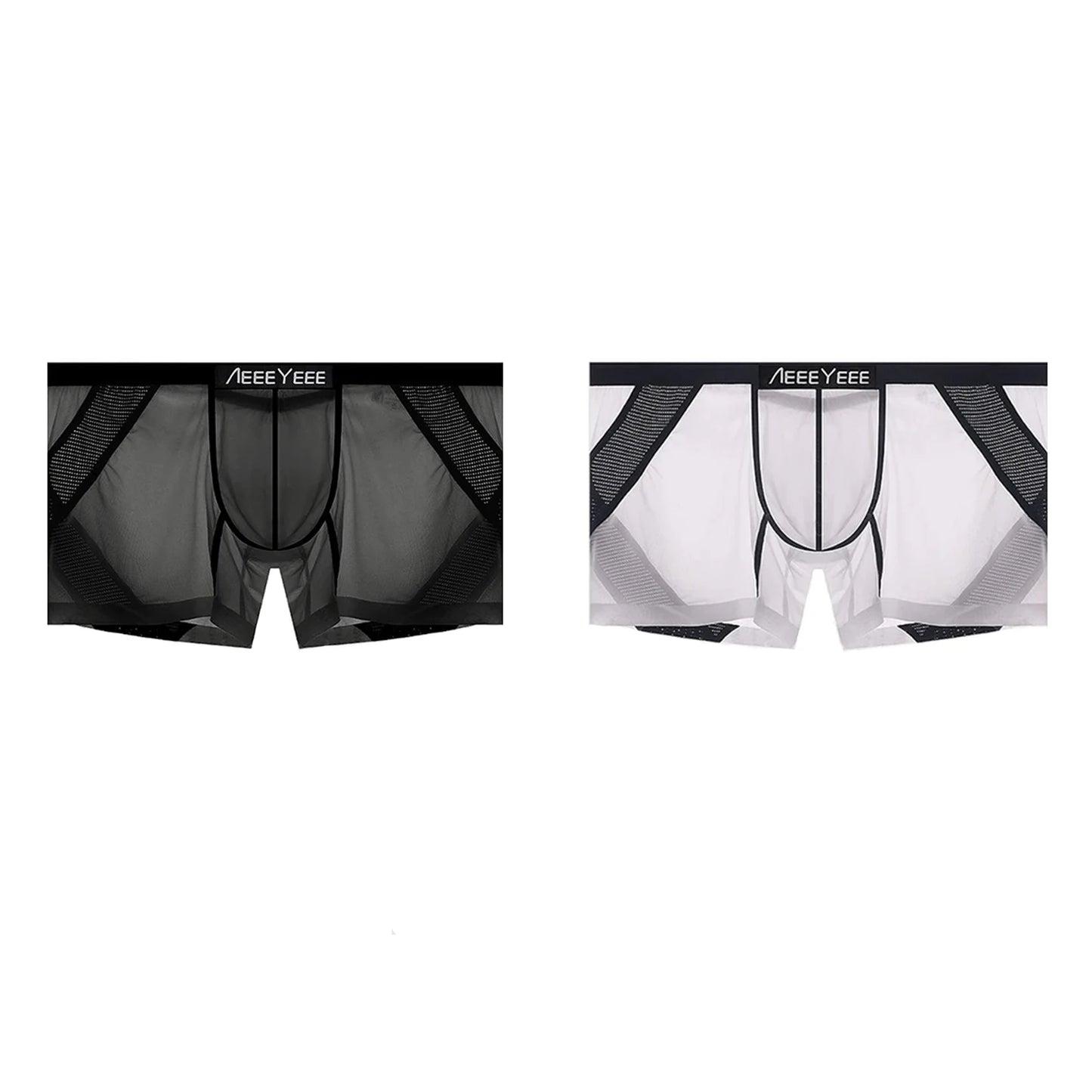 Men’s Ice Silk Boxer Shorts – Slim Fit, Comfortable Underwear, 1 or 2 Pieces