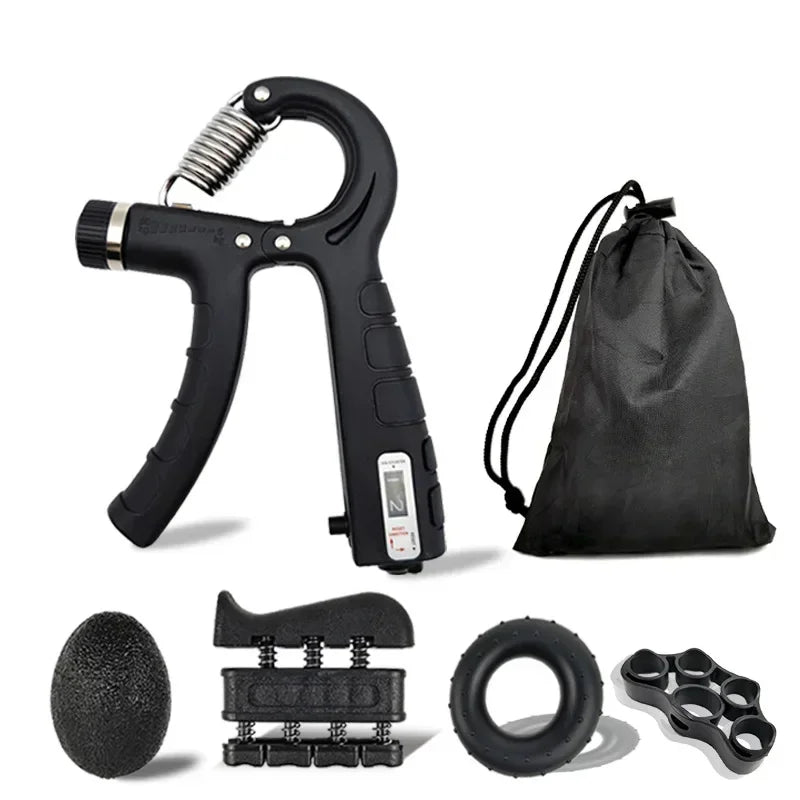 Hand Grip Strengthener and Finger Exerciser Set for Strength and Rehabilitation