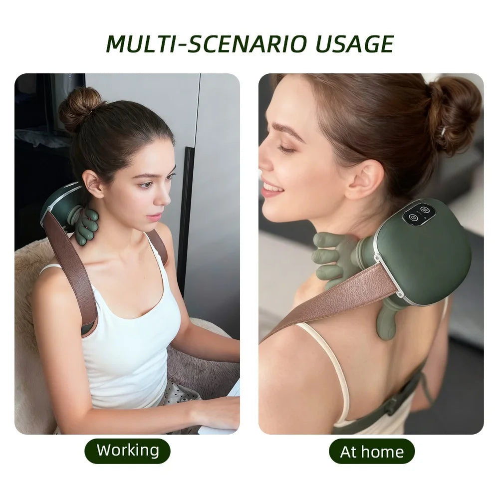 4D Wireless Neck and Shoulder Massager