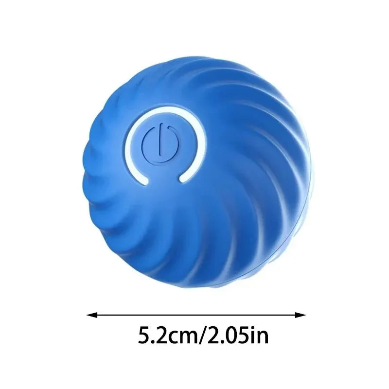 USB Rechargeable Interactive Pet Ball, Automatic Moving Toy for Puppies, Dogs, and Cats