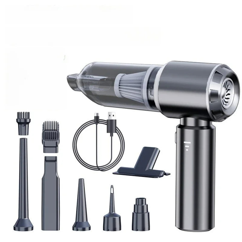 Portable Cordless Car Vacuum Cleaner – High Power Brushless Motor Handheld Vacuum & Air Duster