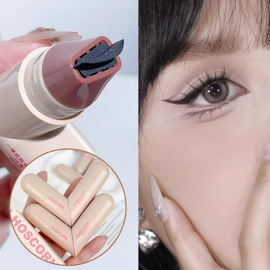 Dual-Ended Liquid Eyeliner Stamp Pen