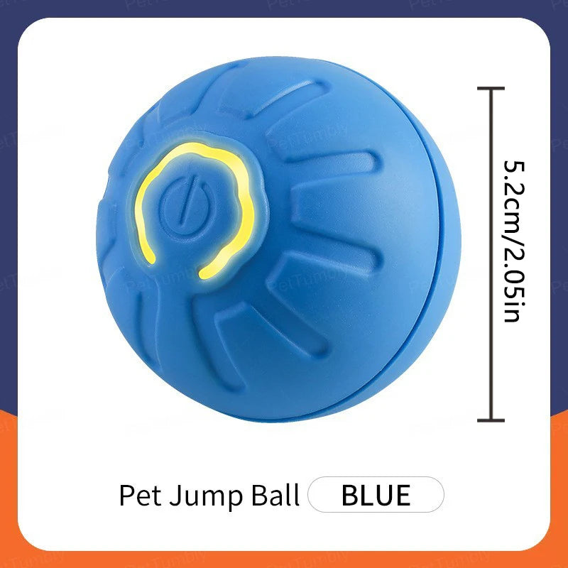 USB Rechargeable Interactive Pet Ball, Automatic Moving Toy for Puppies, Dogs, and Cats