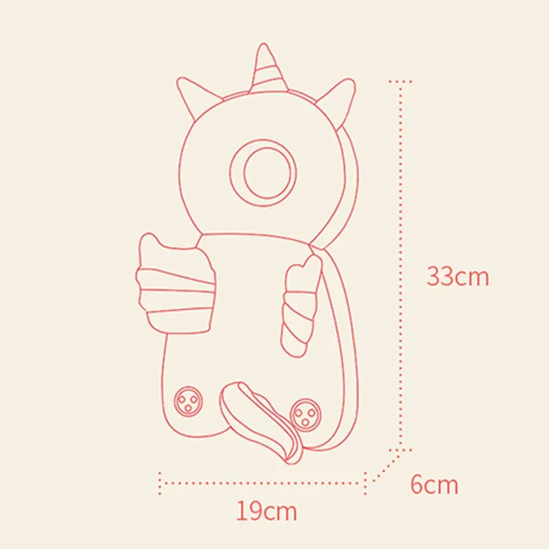 Toddler Head Protection Cushion Backpack – Baby Safety Pad for Fall Protection
