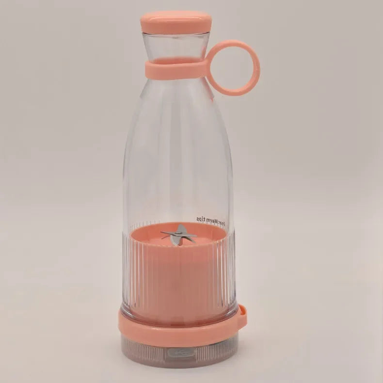 Portable USB Electric Juicer Blender, Mini 6-Blade Fruit & Milkshake Mixer for Fresh Juice