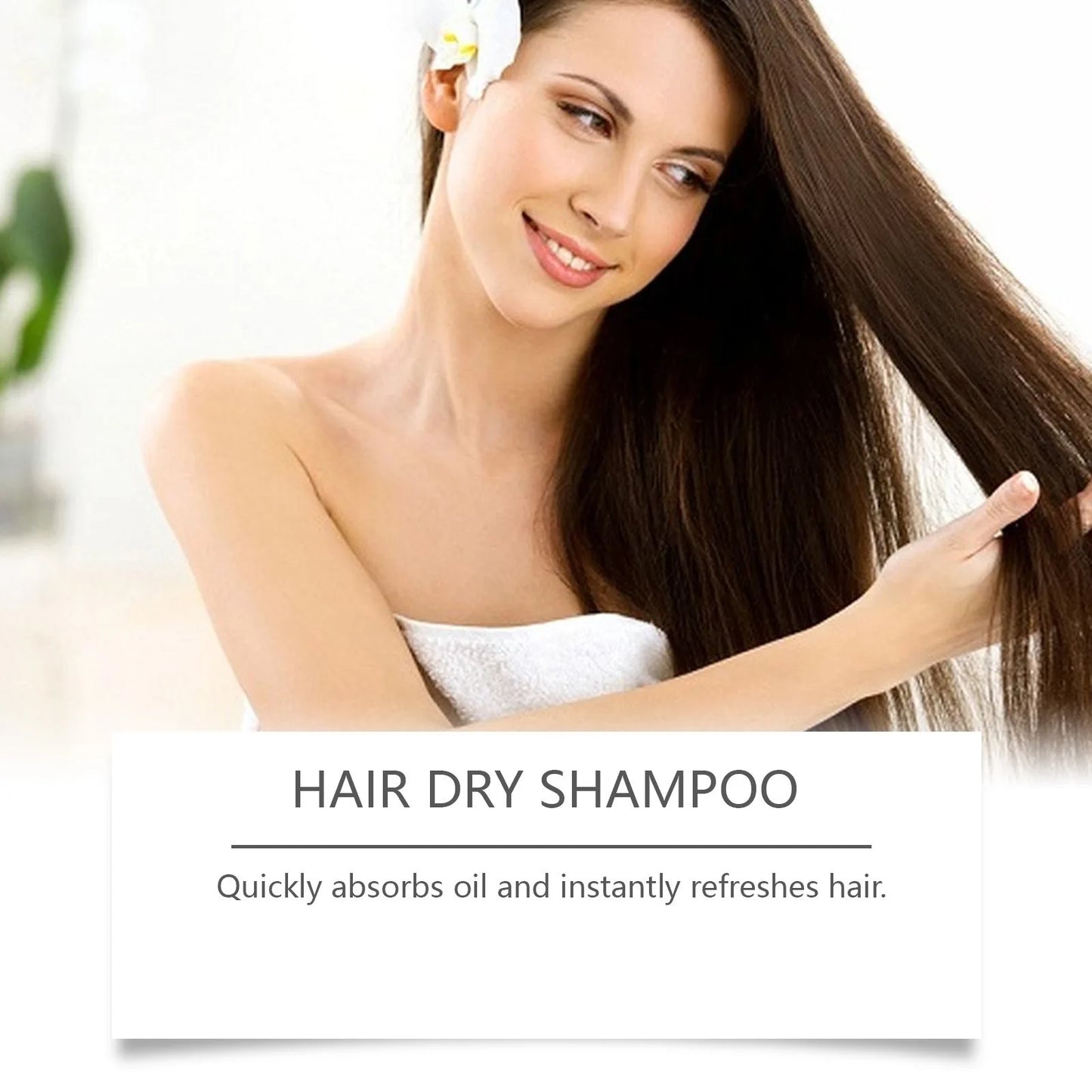 Volumizing Dry Shampoo Spray – Adds Volume, Absorbs Oil & Eliminates Odor, Instant No-Wash Hair Refresh (150ml)