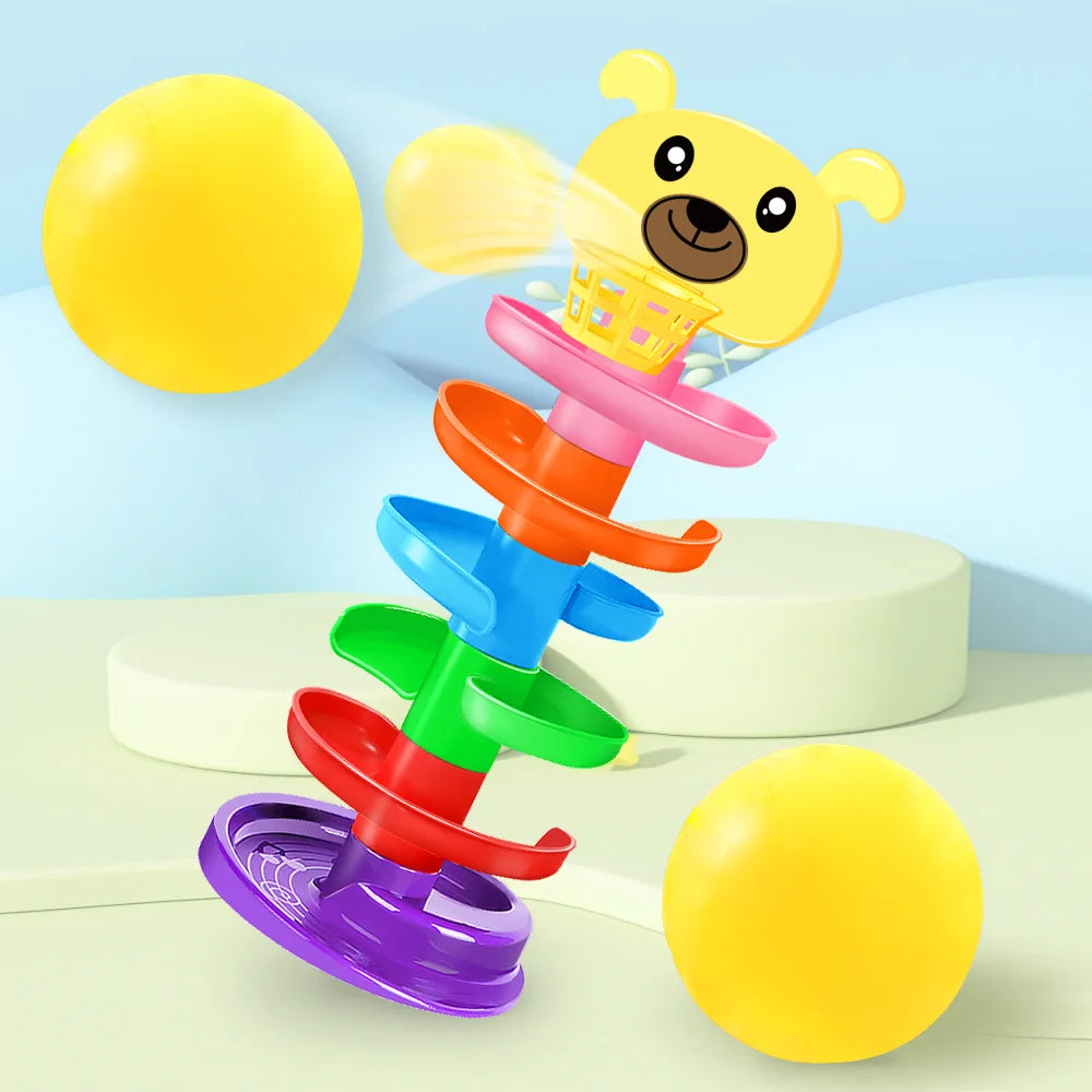 Stacking Ball Run Tower Toy