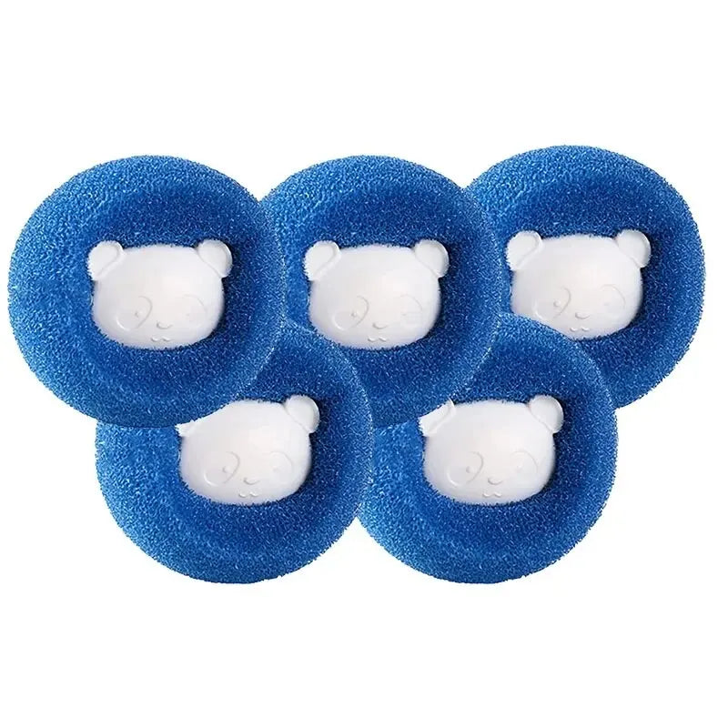 1-5 pcs Reusable Pet Hair Remover Balls – Laundry Washing Machine Filter Wool Sticker – Cat & Pet Fur Lint Catcher for Home