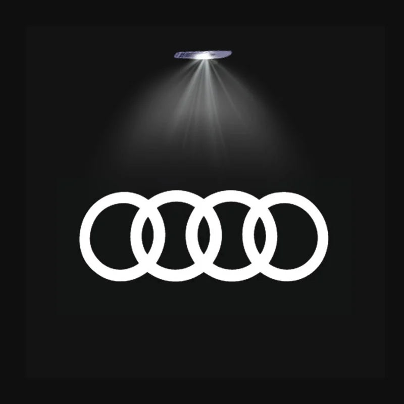2/4Pcs HD LED Car Door Welcome Logo Projector Lights for Audi A3 A4 A5 A6 A7 Q2 Q3 Q5L Q7 S4 S5 S6 S7 TT S Line Accessories