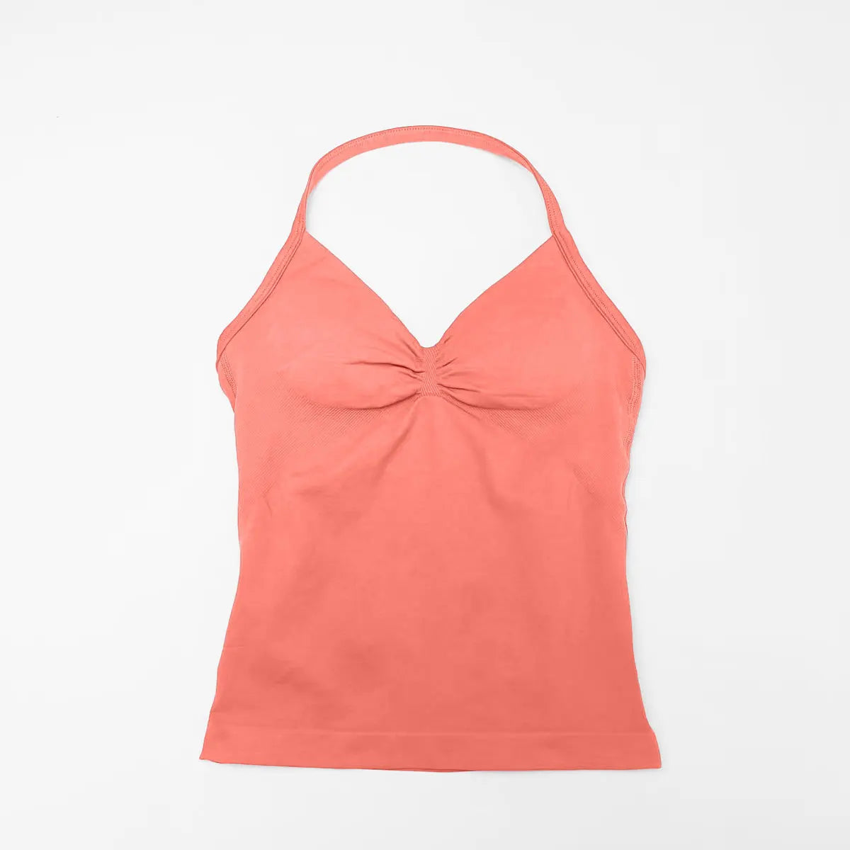 Women's Seamless Longline Yoga Tank Top with Removable Pads