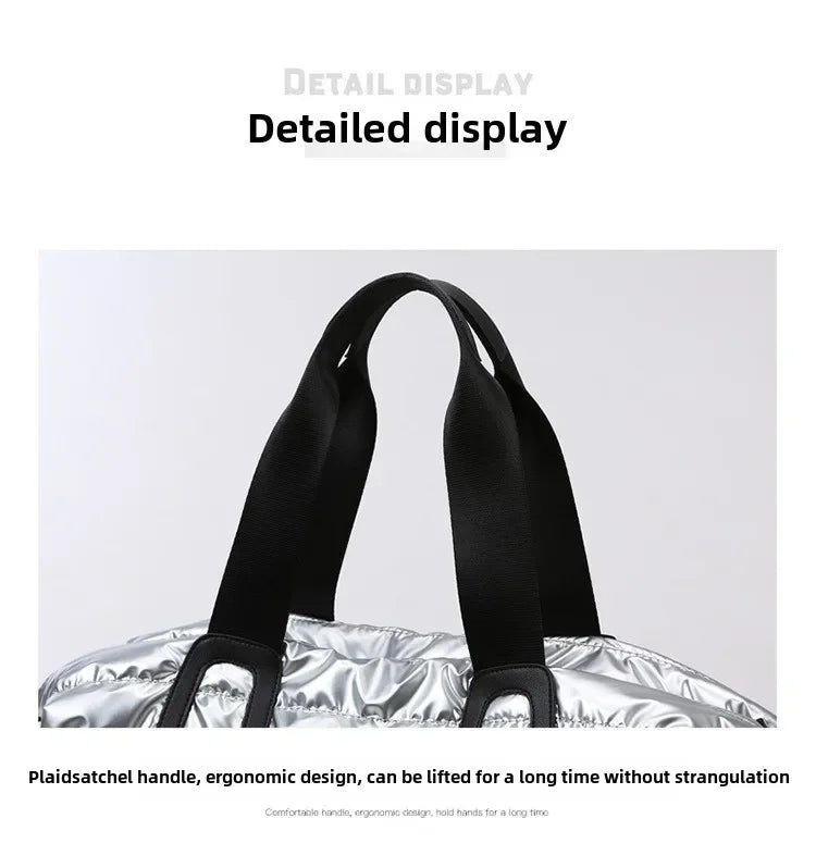 Women’s Travel & Gym Bag – Waterproof Fitness Handbag with Dry/Wet Separation, Perfect for Swimming, Yoga & Sports, Easy Single-Shoulder Carry