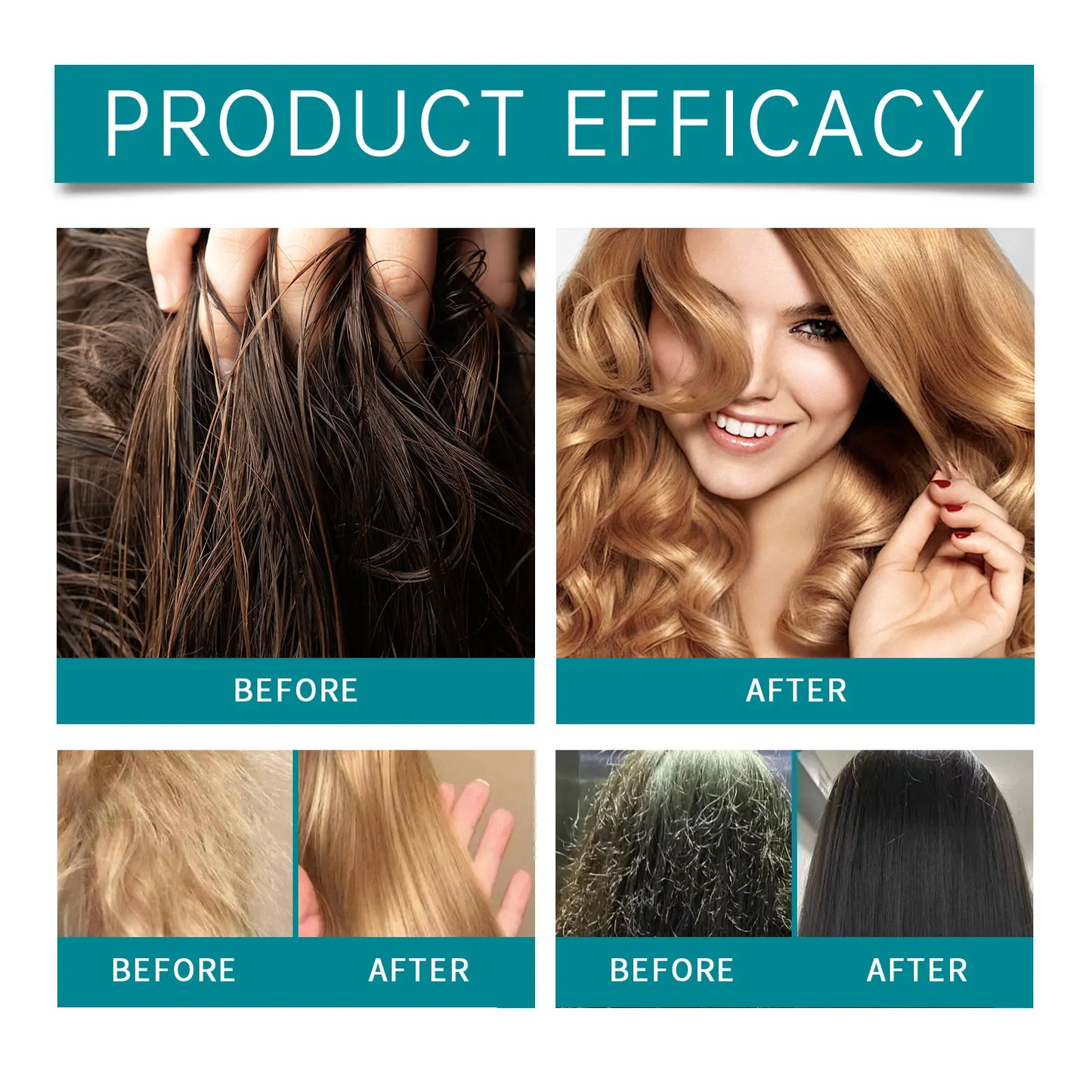 Rosemary Hair Care Set – Shampoo, Conditioner & Serum for Nourishing, Strengthening Hair and Smoothing Dry, Frizzy Hair